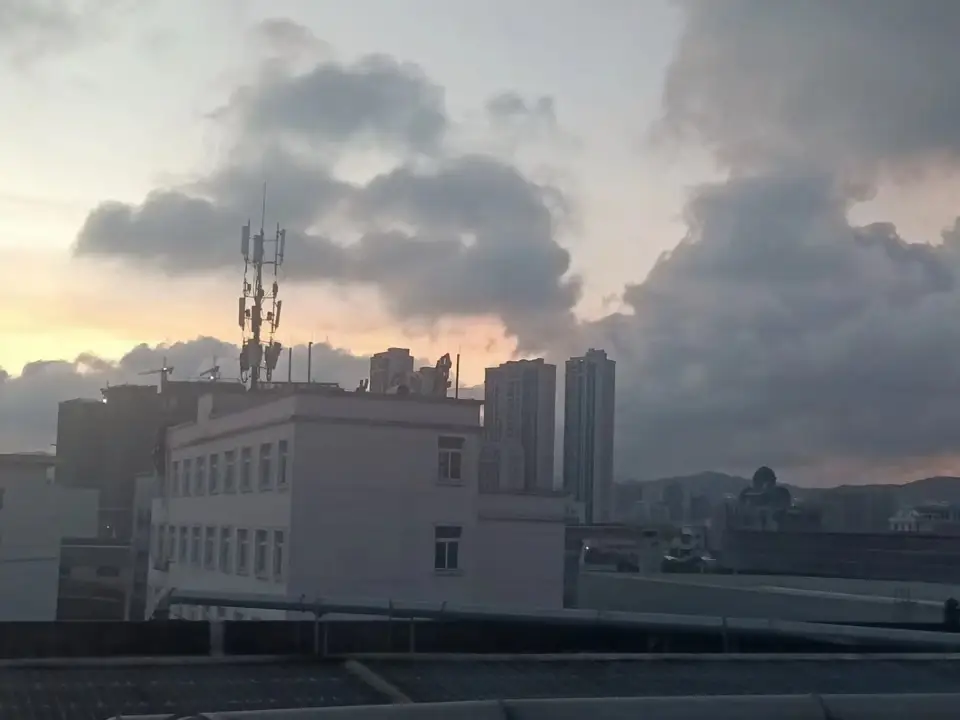 傍晚的天空