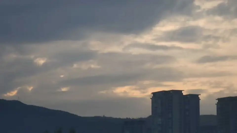 傍晚的天空